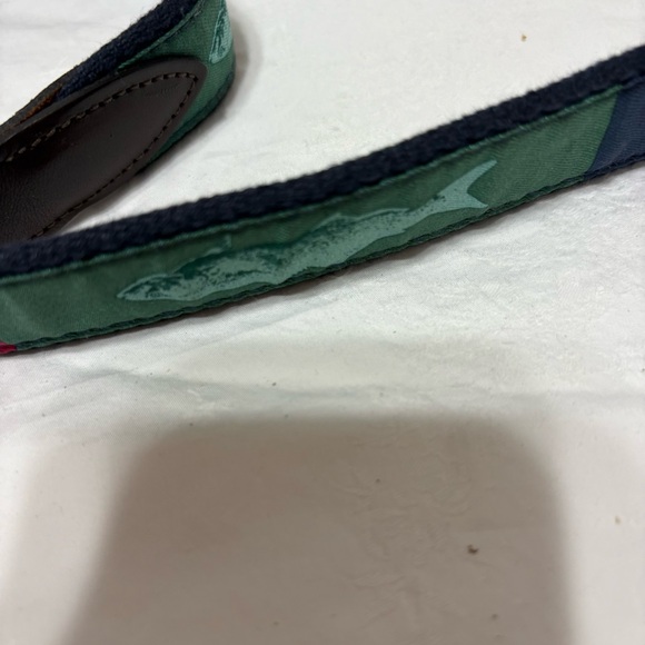 Vineyard Vines Stylish Multicolor Fish Belt with Gold Buckle - Picture 4 of 7